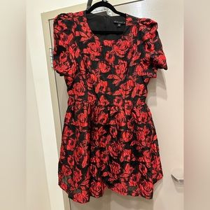 Black Halo Rose Dress Size 14